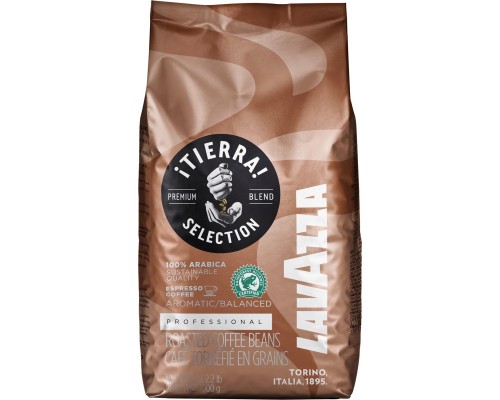 Кава в зернах Lavazza Tierra reserva selection  1 кг.