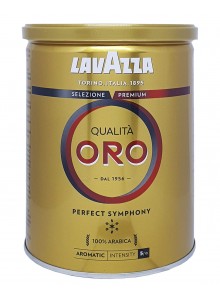 Кава мелена Lavazza Qualita Oro мел ЖБ 250 г