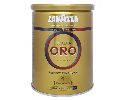 Кава мелена Lavazza Qualita Oro мел банка 250 г