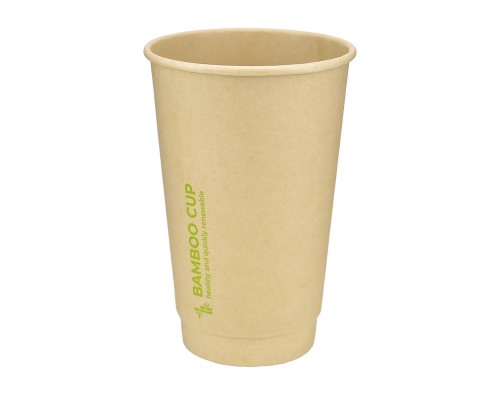 EC Стакан двошаровий Bamboo CUP 500мл 90ст 25шт/уп  20уп/ящ