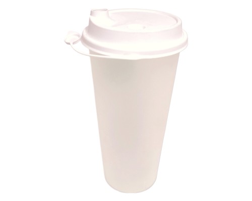 Стакан Бабл ти +кришка  600мл 25шт/уп  20уп/ящ