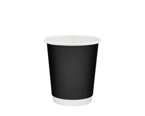 F Стакан Double Wall  black 275мл 80мм 50шт/уп 500шт/ящ