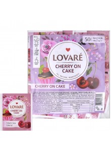 Чай Lovare Cherry on cake 50шт /уп   9/ящ