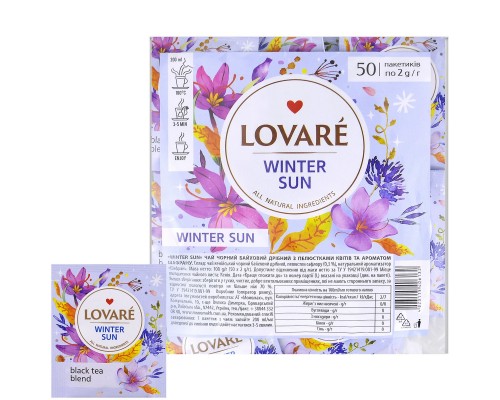 Чай Lovare Winter sun 50шт /уп   9/ящ