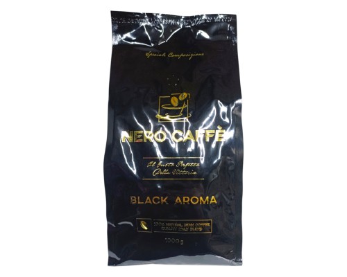 Д Кава Nero caffe Black aroma Blend 1кг