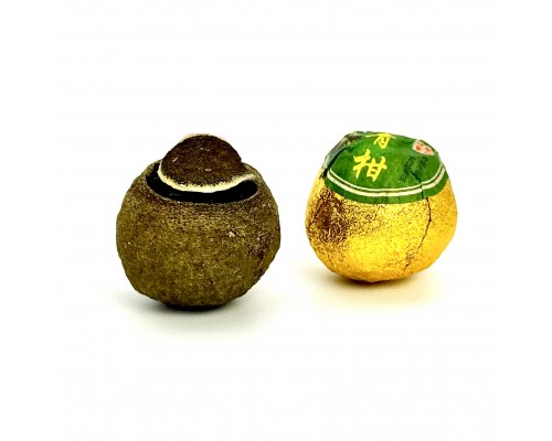 Чай Пуер в мандарині (зелена марка) 1шт