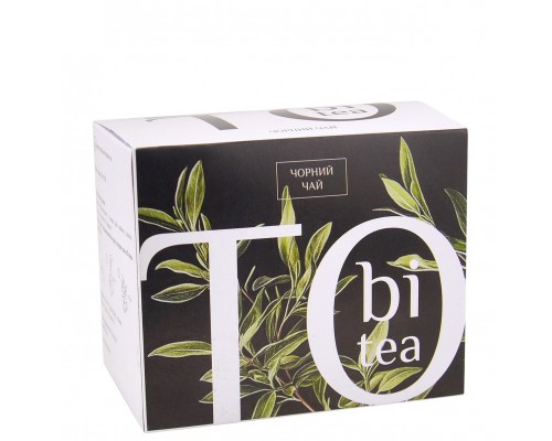 Чай ToBi Tee чорний 50г  20ф/пак 20шт/ящ