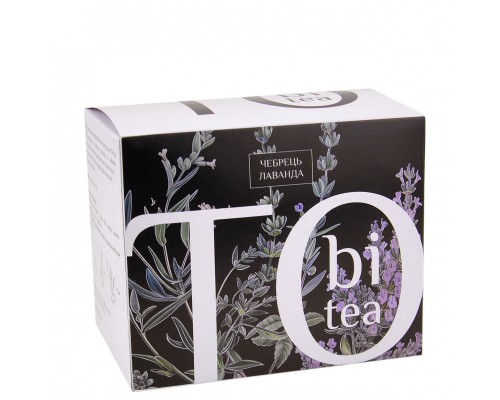 Чай ToBi Tee Чабрець-лаванда 50г  20ф/пак 20шт/ящ