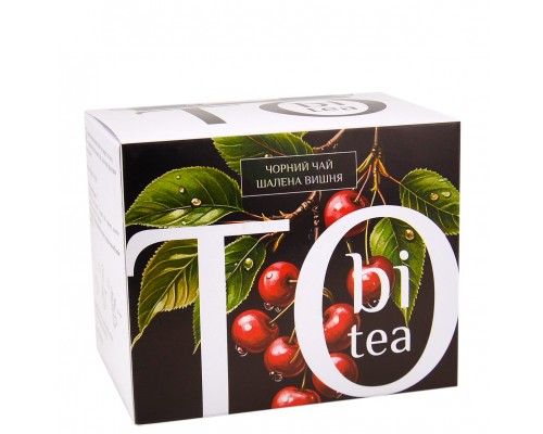 Чай ToBi Tee шалена вишня 50г  20ф/пак 20шт/ящ