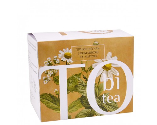 Чай ToBi Tee Ромашка-м`ята 50г  20ф/пак 20шт/ящ