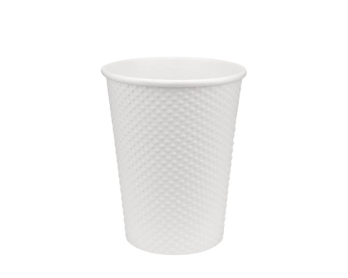 EC Стакан двошаровий White Sensitive 400мл 90ст 25шт/уп  20уп/ящ