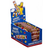 Haribo Цукурки желейні Roulette фруктові 25г 50шт
