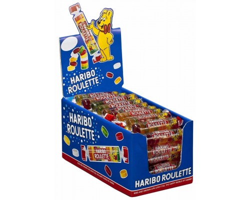 Haribo Цукурки желейні Roulette фруктові 25г 50шт