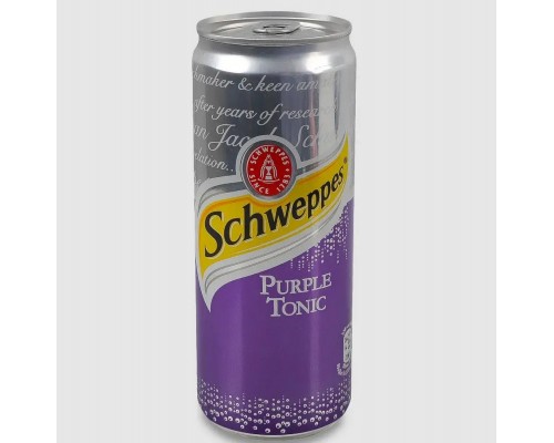 Напій Швепс Пьорпл Тонік 0.33 Ж.Б. 12шт/уп