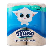 Папір туалетний ДИВО  2шар 4шт/уп Сірий