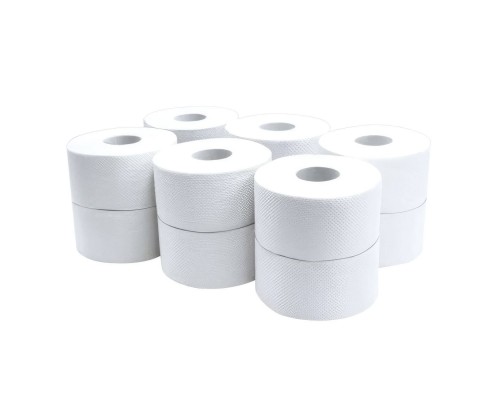 К Папір туалетний Джамбо 100м  1шт 12шт/уп Білий