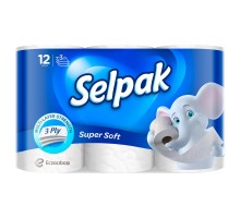 Туалетний папір Selpack 12/уп