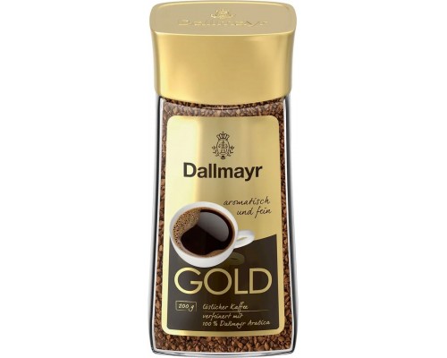 Кава Розчинна DALLMAYR 200гр Gold 6шт/ящ