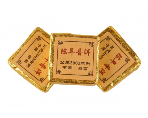 Чай Пуер ШУ кубік Підвищ  витримка до30р 1шт