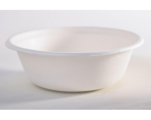 Тарілка глибока з тростинної сировини 500мл 50шт/уп