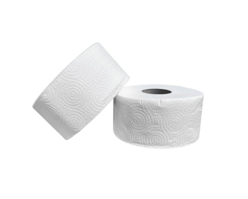 К Папір туалетний Джамбо 120м  1шт 12шт/уп Білий