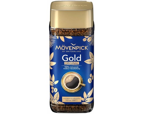 Кава Розчинна MOVENPICK 200гр Gold 6шт/ящ