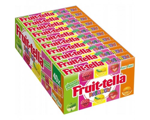 Жуйки Fruit-tella ассорті 40шт/ящ
