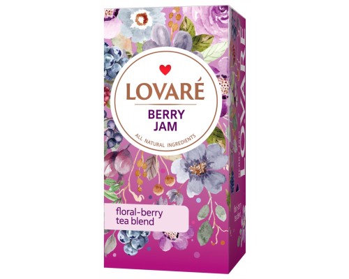 Чай Тм Lovare Berry Jam  24пак   12шт/ящ