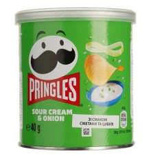 Чіпси Pringles  Sour Cream& Onion (сметана цибуля)мал 40г 1/12