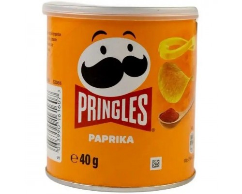 Чіпси Pringles Paprika мал 40г  1/12