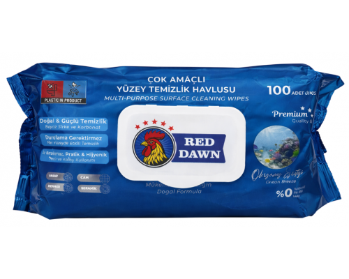 Волога  серветка  для прибирання Півень 1шт  12шт/ящ