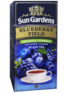 Чай Sun Gardens 25пак чорний Blueberry Field