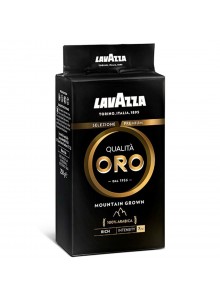 Кава мелена lavazza Oro 250u Mountain Grown  ЧОРНА 250г.