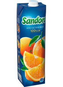 Сік 0.95 Sandora  Апельсин 10шт/уп