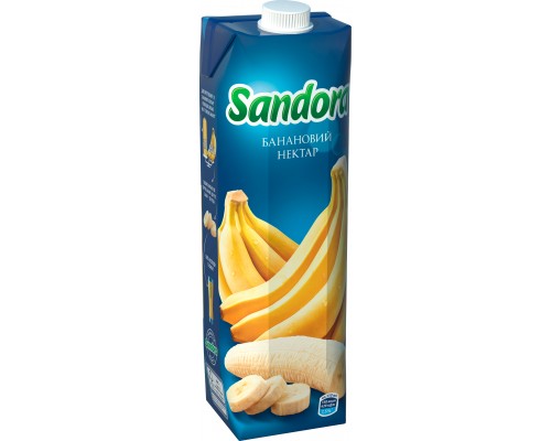 Сік 1.0 Sandora  Банановий нектар 10шт/уп