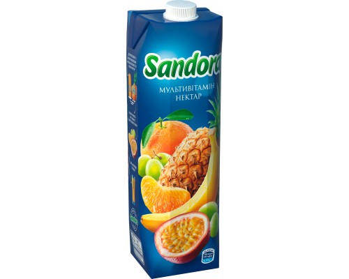 Сік 1.0 Sandora  Мультівітамін нектар 10шт/уп