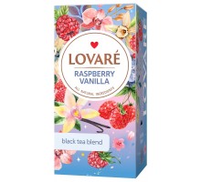 Чай Тм Lovare Raspberry vanilla 24пак   12шт/ящ