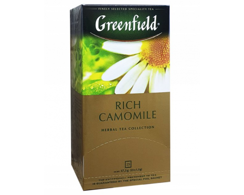 Чай Greenfield Rich Camomile 25пак   10шт/ящ