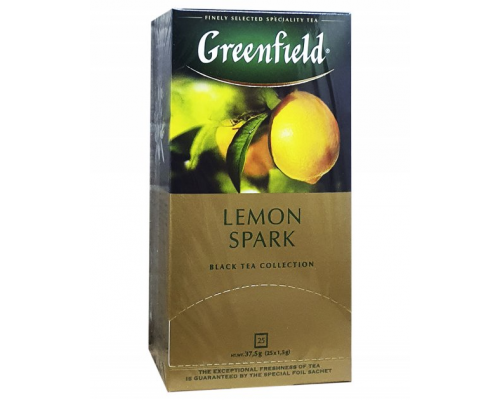 Чай Greenfield Lemon Sparl 25пак   10шт/ящ