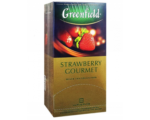 Чай Greenfield strawberry gourment 25пак   10шт/ящ