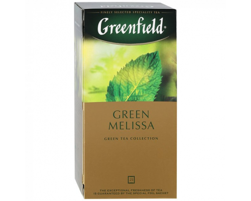 Чай Greenfield Green Melissa 25пак   10шт/ящ