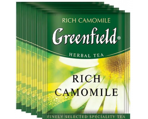 Чай Greenfield Rich Camomile 100пак   10шт/ящ