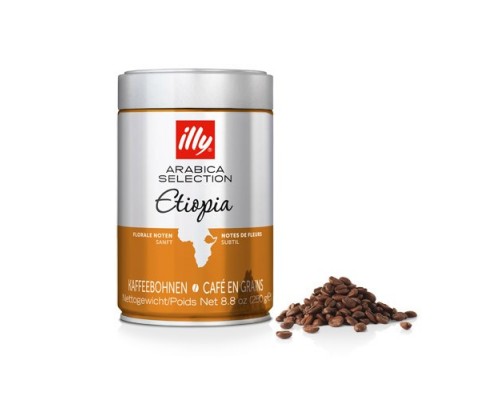 Кава зернова Illy monoarabica ETHIOPIA  250г ЖБ