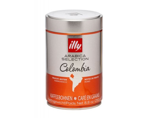 Кава зернова Illy monoarabica COLOMBIA  250г ЖБ