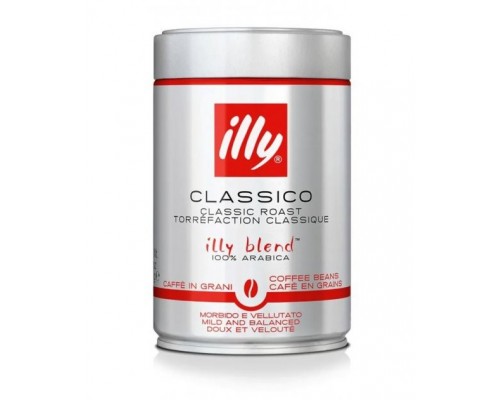 Кава зернова Illy classico red 250г ЖБ