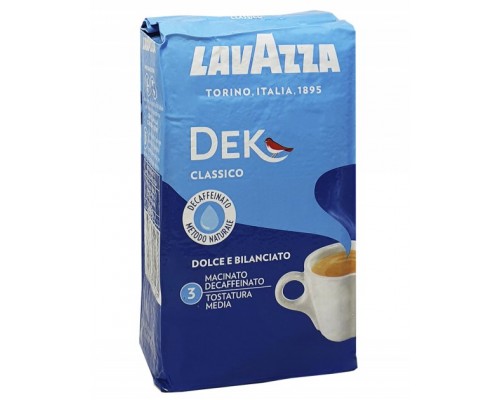 Кава мелена Lavazza Dek мелен. 250г