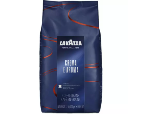 Кава в зернах Lavazza  Crema Aroma синя 1кг