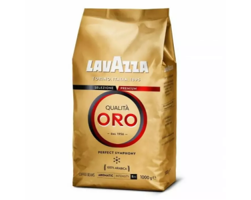 Кава в зернах lavazza Oro 1кг.