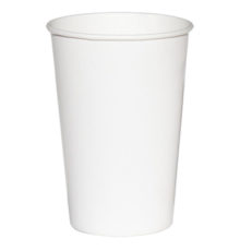 Cтакани БІЛІ одношарові  340мл  ст80мм 50шт/уп 1000шт/ящ