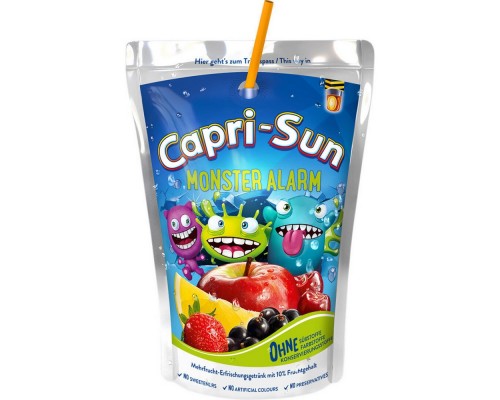 Сік Capri-sun 200ml Monster Alarm 10шт/уп Сік Capri-sun 200ml Monster Alarm 10шт/уп